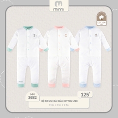 UALA ROGO - BỘ SƠ SINH CÀI GIỮA COTTON UNIX UR3682