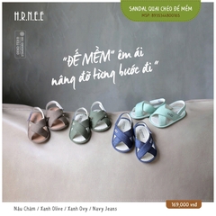 HRNEE - Sandal quai chéo đế mềm(13-17)