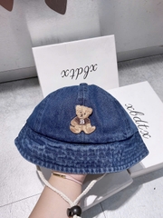 KB - Mũ bucket Jean in Gấu (1-3Y)