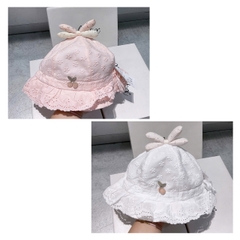 KB - Mũ ren nơ quả Cherry (6M-2Y)
