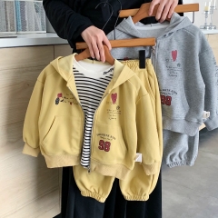 TL- Bộ nỉ khoá kéo in hình(90-140)