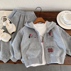 TL- Bộ nỉ khoá kéo in hình(90-140)