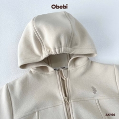 OBEI - Áo khoác bo dệt chữ OBEBI (73-120)