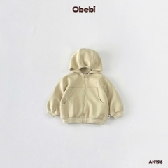 OBEI - Áo khoác bo dệt chữ OBEBI (73-120)