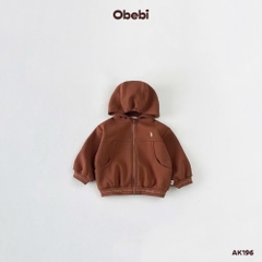 OBEI - Áo khoác bo dệt chữ OBEBI (73-120)