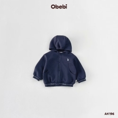 OBEI - Áo khoác bo dệt chữ OBEBI (73-120)