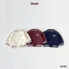 OBEBI - Áo khoác bomber tay raglan(73-120)