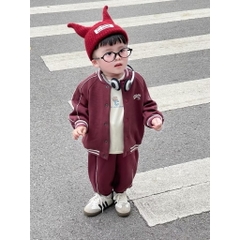 OBEBI - Áo khoác bomber tay raglan(73-120)