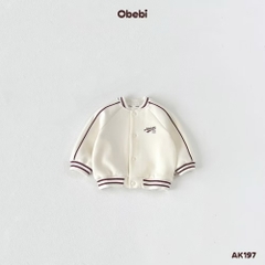 OBEBI - Áo khoác bomber tay raglan(73-120)