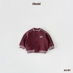 OBEBI - Áo khoác bomber tay raglan(73-120)