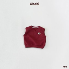 OBEBI - Áo gile nỉ in hình (73-120)