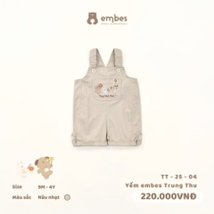 EMBES - Yếm cộc hoạ tiết trung thu (9M-4Y)