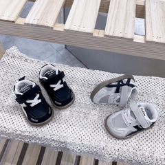 KB - Giày quai dán phối viền màu(16-20/22-26)