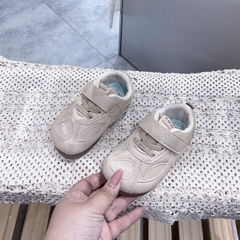 KB - Giày tập đi da lộn quai dán(17-27)