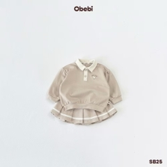 OBEBI - Set bộ POLO chân váy OBEBI (73-120)