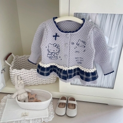 BK - Áo cardigan len Hello Kitty (90-130)