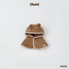 OBEBI - Mũ lông có tai viền phối màu(S,M)