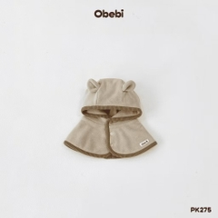 OBEBI - Mũ lông có tai viền phối màu(S,M)