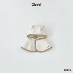 OBEBI - Mũ lông có tai viền phối màu(S,M)