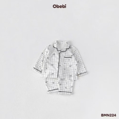 OBEBI - Bộ pijama hoạ tiết thú (73-110)