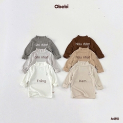 OBEBI - Áo thun giữ nhiệt cổ cao(66-120)