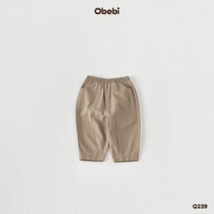OBEBI - Quần kaki chiết gấu (73-120)