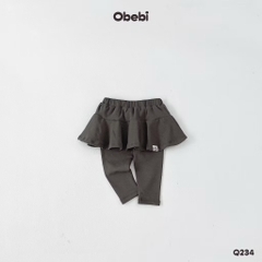OBEBI - Quần legging giả váy ( 73-120)
