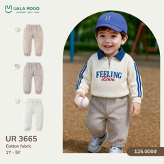 UALA ROGO - QUẦN NỈ NHUNG COTTON FABRIC UR3665