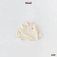 OBEBI - Áo Polo cổ khoá(80-120)