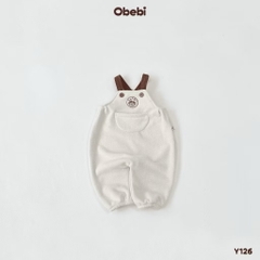 OBEBI - Yếm lông cừu thêu patch Obebi (73-110)
