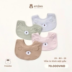 EMBES - Yếm hình mặt gấu