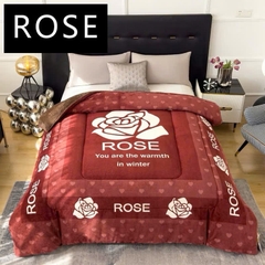 HP - CHĂN COCO ROSE LÔNG THỎ 2mx2m2