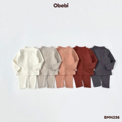 OBEBI - BỘ MẶC NHÀ CỔ LIỀN MÁC SAU GÁY (66-120)