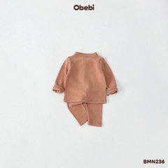 OBEBI - BỘ MẶC NHÀ CỔ LIỀN MÁC SAU GÁY (66-120)