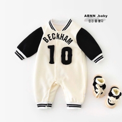 JS - Body nỉ cài cúc trắng đen Beckham(66-80)