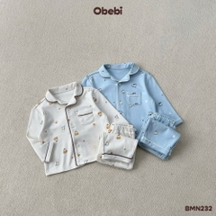 OBEBI - Bộ mặc nhà Pyjama hoạ tiết(73-120)