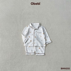 OBEBI - Bộ mặc nhà Pyjama hoạ tiết(73-120)