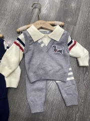 TMT  - Set len ghi cổ Polo cún Thom(66-90)