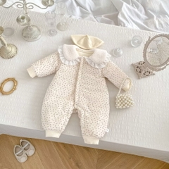 BK - Body lót nỉ hoa nhí cổ bèo(66-90)