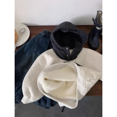 TL - Áo Hoodie nỉ lót lông túi bụng(80-130)