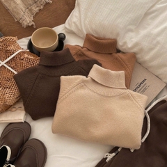 BK - Áo len trơn cổ lọ (90-140)