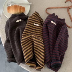 TL - Áo giữ nhiệt kẻ cổ 3p K-pop(80-130)