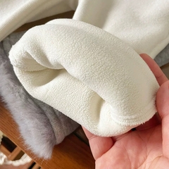 BK - Quần ống loe gấu lông lót nỉ(80-130)