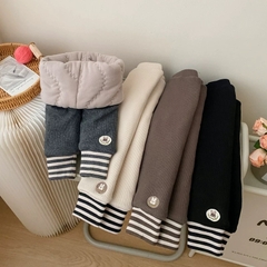 BK - Quần legging lót nỉ thêu thỏ(5-15)