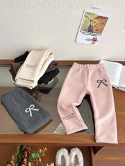 BK - Quần legging nơ lót nỉ(5-15)