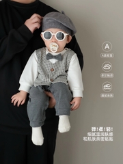 TMT - Body nỉ công tử nơ xám(66-90)