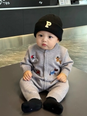 TMT - Body len kèm mũ thêu cún(66-90)