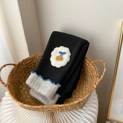 KB - Quần legging lót nỉ thêu tag quả cherry(80-130)