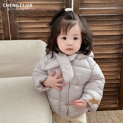 BK - Áo phao siêu mẹ mix khăn tai Gấu(66-100)