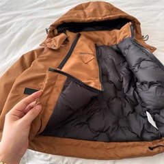 LB- Áo Parka lông vũ cam(90-150)